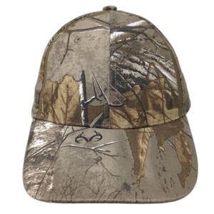 Realtree Strapback Baseball Hat Multicolor One Size Adjustable Camo Power Cap